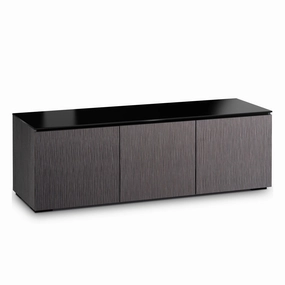Salamander Designs Chameleon Collection Seattle 237 Triple AV Cabinet (Gray Oak with Black Glass Top) hi-fi portable player,hi-fi desktop amplifier,hi-fi isolation stand