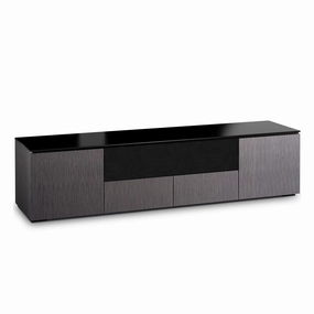 Salamander Designs Chameleon Collection Seattle 245 Quad Speaker Integrated Cabinet (Gray Oak with Black Glass Top) hi-fi portable player,hi-fi desktop amplifier,hi-fi isolation stand
