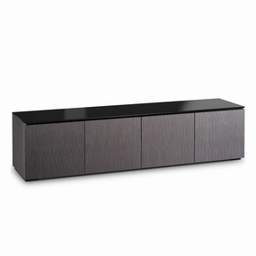Salamander Designs Chameleon Collection Seattle 247 Quad AV Cabinet (Gray Oak with Black Glass Top) hi-fi portable player,hi-fi desktop amplifier,hi-fi isolation stand