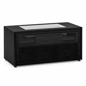 Salamander Designs Chameleon Collection Siena 229S Dual Speaker Grill Projector Integrated Cabinet for LG HU85LA Projector (Black Oak Veneer) hi-fi vibration control,hi-fi grounded cable,hi-fi stereo input selector