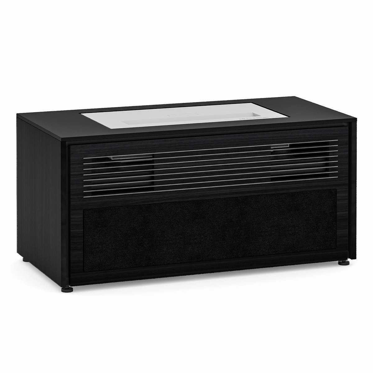 Salamander Designs Chameleon Collection Siena 229S Dual Speaker Grill Projector Integrated Cabinet for LG HU85LA Projector (Black Oak Veneer) hi-fi vibration control,hi-fi grounded cable,hi-fi stereo input selector
