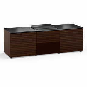 Salamander Designs Chameleon Collection Zurich 236 Projector Integrated Cabinet for Epson LS100 Projector (Opium Brown) hi-fi portable player,hi-fi desktop amplifier,hi-fi isolation stand