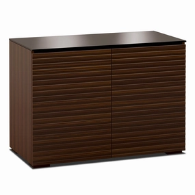 Salamander Designs Chameleon Collection Zurich 323 RM Twin Pro Audio Rack (Horizontal Wood Pattern with Black Glass Top) hi-fi portable player,hi-fi desktop amplifier,hi-fi isolation stand