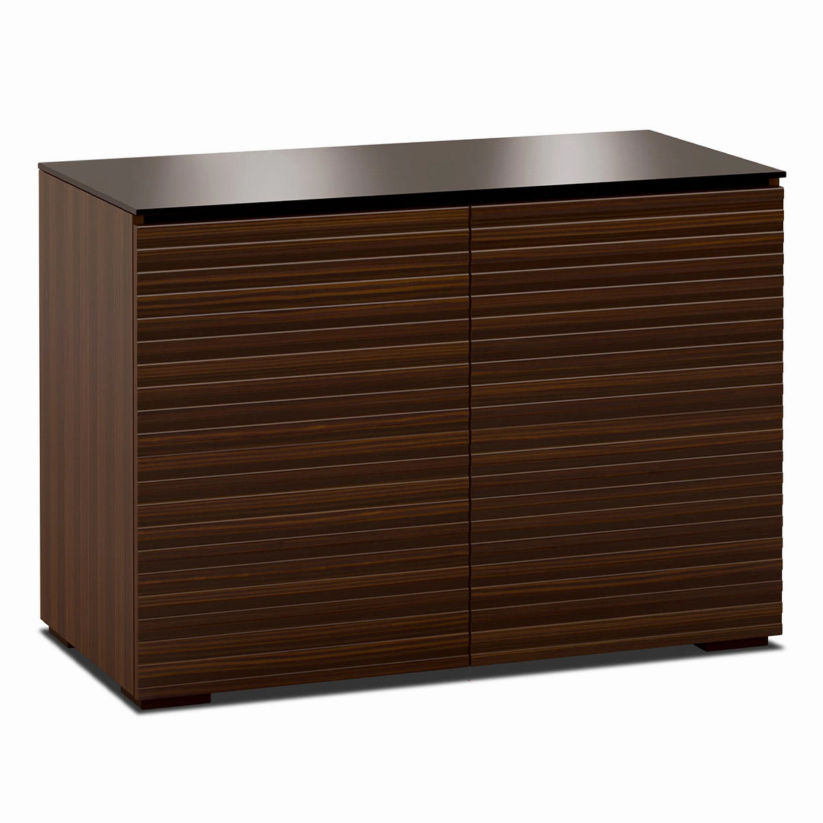 Salamander Designs Chameleon Collection Zurich 323 Twin AV Cabinet (Horizontal Wood Pattern with Black Glass Top) hi-fi portable player,hi-fi desktop amplifier,hi-fi isolation stand