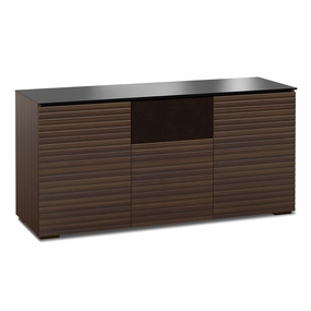Salamander Designs Chameleon Collection Zurich 336 Triple Speaker Integrated Cabinet (Horizontal Wood Pattern with Black Glass Top) hi-fi digital to analog converter,hi-fi lossless streamer,hi-fi Roon-ready device