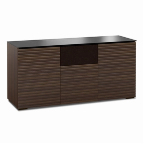 Salamander Designs Chameleon Collection Zurich 336 Triple Speaker Integrated Cabinet (Horizontal Wood Pattern with Black Glass Top) hi-fi portable player,hi-fi desktop amplifier,hi-fi isolation stand