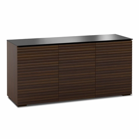 Salamander Designs Chameleon Collection Zurich 337 Triple AV Cabinet (Horizontal Wood Pattern with Black Glass Top) hi-fi digital to analog converter,hi-fi lossless streamer,hi-fi Roon-ready device