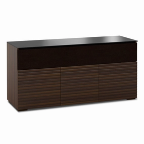 Salamander Designs Chameleon Collection Zurich 339 Triple Speaker Integrated Cabinet (Horizontal Wood Pattern with Black Glass Top) hi-fi portable player,hi-fi desktop amplifier,hi-fi isolation stand