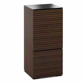 Salamander Designs Chameleon Collection Zurich 517 RM Single Pro Audio Rack (Horizontal Wood Pattern with Black Glass Top) hi-fi portable player,hi-fi desktop amplifier,hi-fi isolation stand