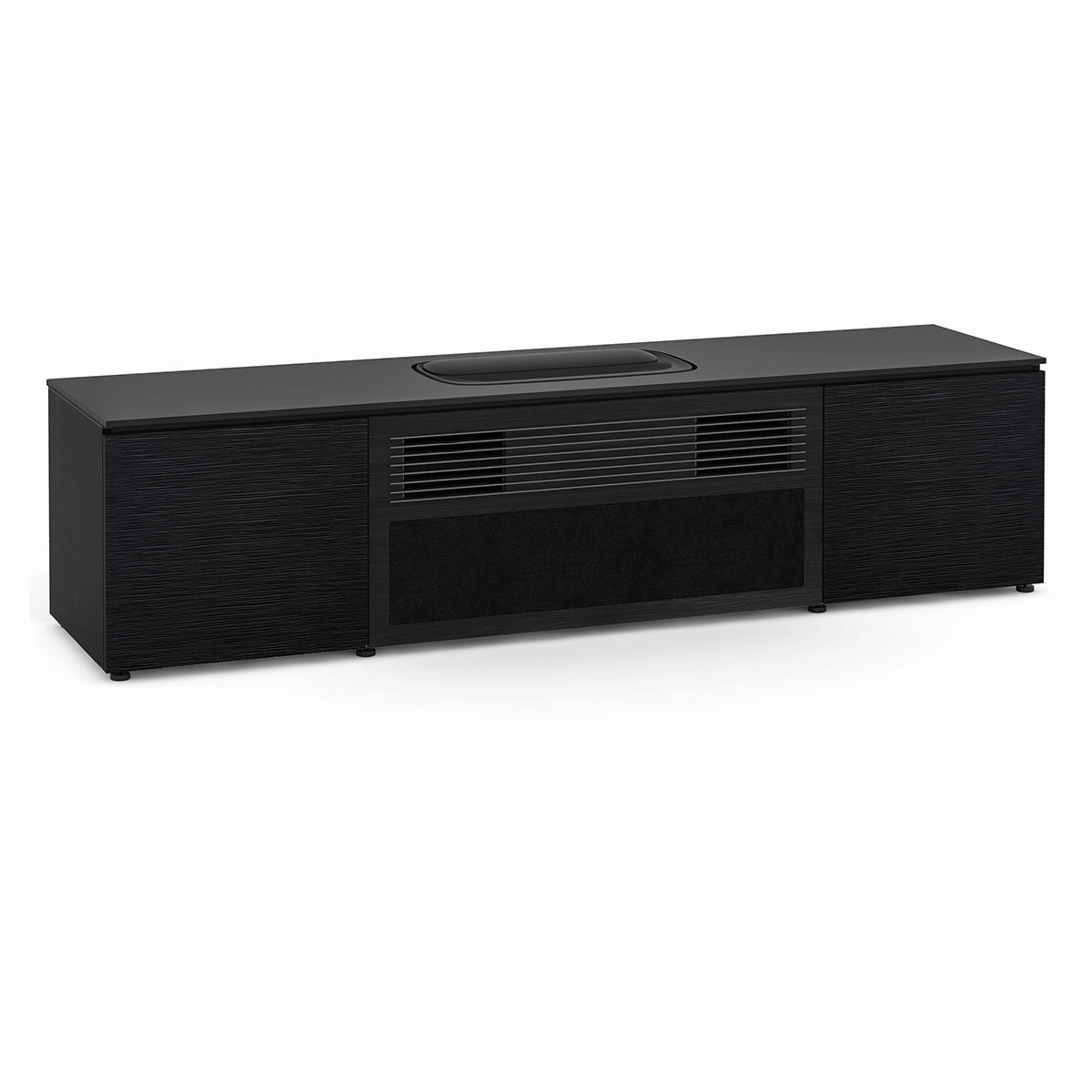 Salamander Designs Chicago 245 UST Projector Integrated Cabinet for Hisense L9G Projector (Black Oak) hi-fi portable player,hi-fi desktop amplifier,hi-fi isolation stand