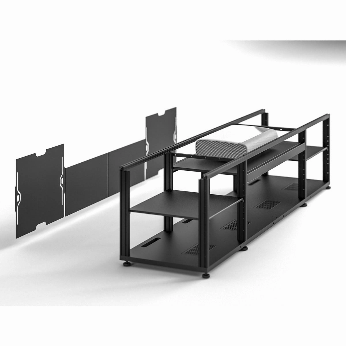 Salamander Designs Chicago 245 UST Projector Integrated Cabinet for Samsung LSP9TF (Black Oak)