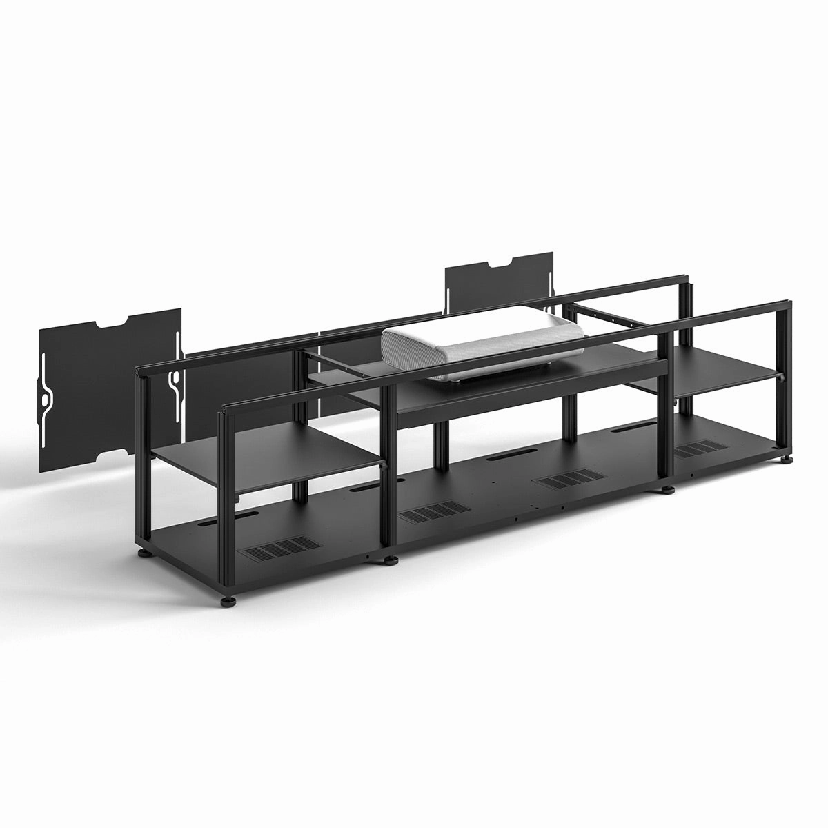 Salamander Designs Chicago 245 UST Projector Integrated Cabinet for Samsung LSP9TF (Black Oak)