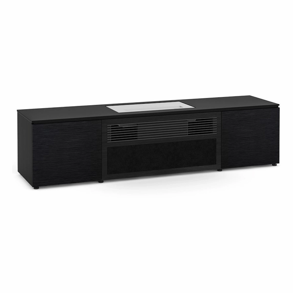 Salamander Designs Chicago 245S Cabinet for integrated LG UST Projector - Black Oak, Black Top