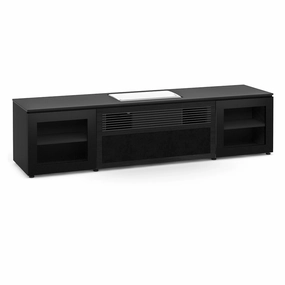 Salamander Designs Oslo 245 UST Projector Integrated Cabinet for Samsung LSP9TF (Black Glass)