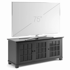 Salamander Designs SDAV1-6626 Cabinet (Matte Black) hi-fi vibration control,hi-fi grounded cable,hi-fi stereo input selector