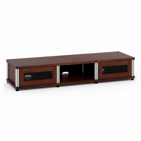 Salamander Designs Synergy 132 Triple AV Cabinet (Walnut with Aluminum Posts) hi-fi vibration control,hi-fi grounded cable,hi-fi stereo input selector