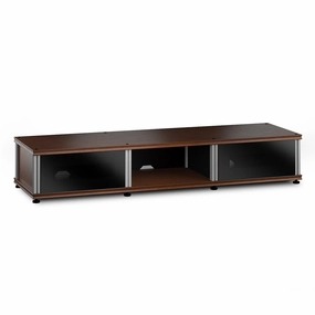 Salamander Designs Synergy 133 Triple AV Cabinet (Cherry with Aluminum Posts) hi-fi digital to analog converter,hi-fi lossless streamer,hi-fi Roon-ready device