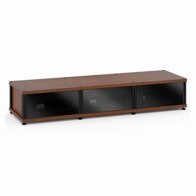 Salamander Designs Synergy 133 Triple AV Cabinet (Cherry with Black Posts) hi-fi vibration control,hi-fi grounded cable,hi-fi stereo input selector