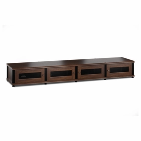 Salamander Designs Synergy 147 Quad AV Cabinet (Dark Walnut with Black Posts) hi-fi vibration control,hi-fi grounded cable,hi-fi stereo input selector