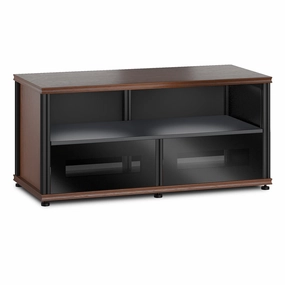 Salamander Designs Synergy 223 Twin AV Cabinet (American Cherry with Black Glass & Black Posts) hi-fi vibration control,hi-fi grounded cable,hi-fi stereo input selector