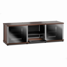 Salamander Designs Synergy 233 Triple AV Cabinet (American Cherry with Black Glass & Aluminum Posts) hi-fi digital to analog converter,hi-fi lossless streamer,hi-fi Roon-ready device