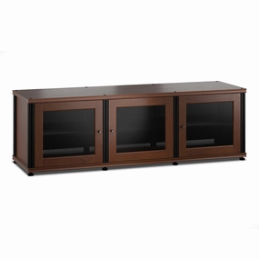 Salamander Designs Synergy 237 Triple AV Cabinet (American Cherry with Black Posts)