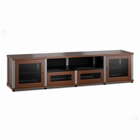 Salamander Designs Synergy 245 Quad AV Cabinet (American Cherry with Aluminum Posts)