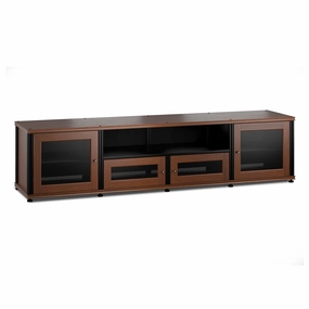 Salamander Designs Synergy 245 Quad AV Cabinet (American Cherry with Black Posts) hi-fi vibration control,hi-fi grounded cable,hi-fi stereo input selector
