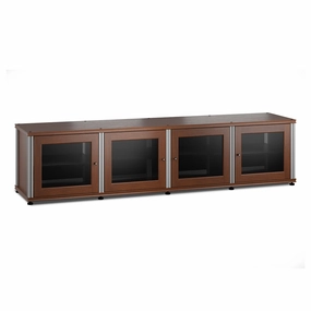 Salamander Designs Synergy 247 Quad AV Cabinet (Cherry with Aluminum Posts)