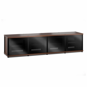 Salamander Designs Synergy 247 Quad AV Cabinet (Cherry with Black Glass Doors & Black Posts) hi-fi vibration control,hi-fi grounded cable,hi-fi stereo input selector