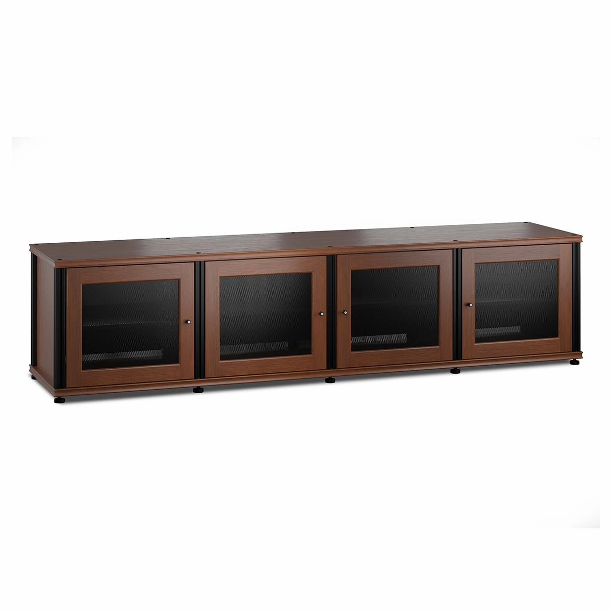 Salamander Designs Synergy 247 Quad AV Cabinet (Cherry with Black Posts)