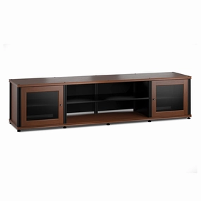 Salamander Designs Synergy 248 Quad AV Cabinet (American Cherry with Black Posts)