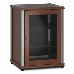 Salamander Designs Synergy 303 Single AV Cabinet (American Cherry with Aluminum Posts) hi-fi digital to analog converter,hi-fi lossless streamer,hi-fi Roon-ready device