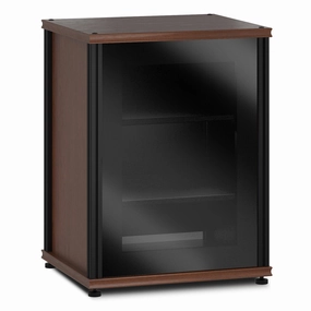 Salamander Designs Synergy 303 Single AV Cabinet (American Cherry with Black Glass & Black Posts) hi-fi vibration control,hi-fi grounded cable,hi-fi stereo input selector