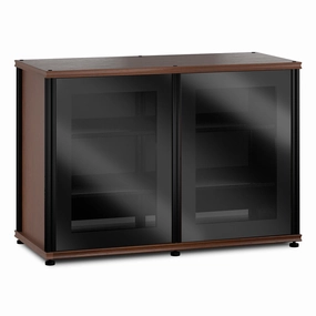 Salamander Designs Synergy 323 Twin AV Cabinet (American Cherry with Black Glass & Black Posts) hi-fi digital to analog converter,hi-fi lossless streamer,hi-fi Roon-ready device