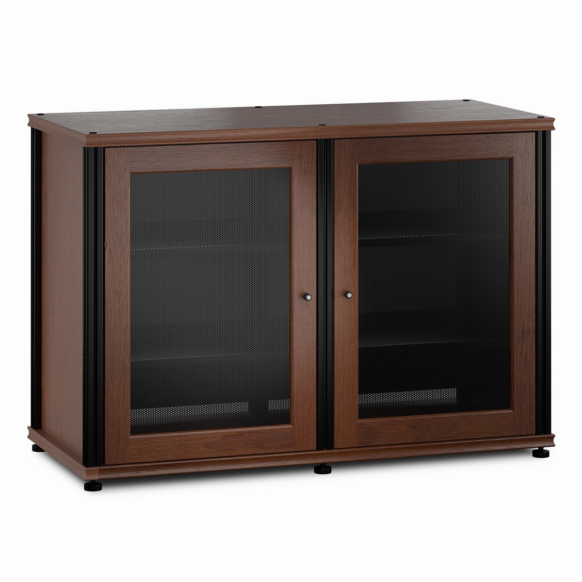 Salamander Designs Synergy 323 Twin AV Cabinet (American Cherry with Black Posts) hi-fi digital to analog converter,hi-fi lossless streamer,hi-fi Roon-ready device