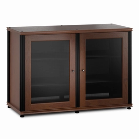 Salamander Designs Synergy 323 Twin AV Cabinet (American Cherry with Black Posts) hi-fi digital to analog converter,hi-fi lossless streamer,hi-fi Roon-ready device