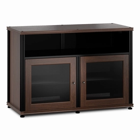 Salamander Designs Synergy 329 Twin AV Cabinet Dark (Walnut with Black Posts) hi-fi vibration control,hi-fi grounded cable,hi-fi stereo input selector