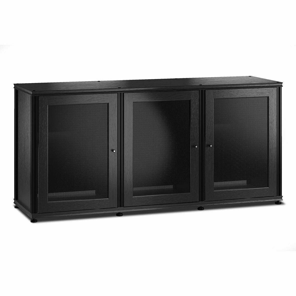 Salamander Designs Synergy 337 Triple AV Cabinet (Black Oak with Black Posts) hi-fi vibration control,hi-fi grounded cable,hi-fi stereo input selector