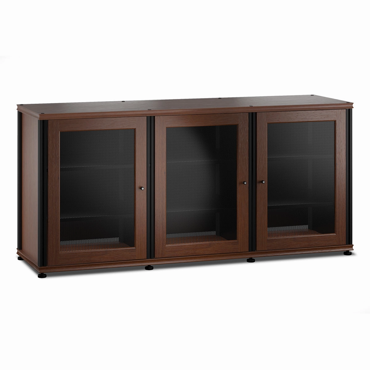 Salamander Designs Synergy 337 Triple Wide AV Cabinet (American Cherry with Black Posts)