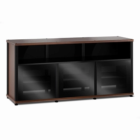 Salamander Designs Synergy 339 Triple AV Cabinet (American Cherry with Black Glass & Black Posts) hi-fi vibration control,hi-fi grounded cable,hi-fi stereo input selector