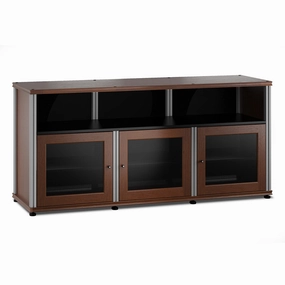 Salamander Designs Synergy 339 Triple Wide A/V Cabinet (Cherry & Aluminum) hi-fi vibration control,hi-fi grounded cable,hi-fi stereo input selector