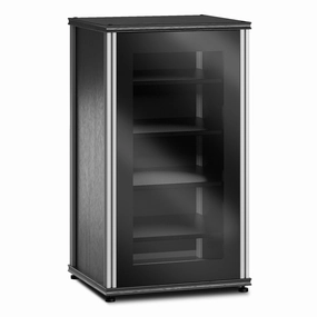 Salamander Designs Synergy 402 AV Cabinet (Black Oak with Black Glass Doors & Aluminum Posts) hi-fi vibration control,hi-fi grounded cable,hi-fi stereo input selector