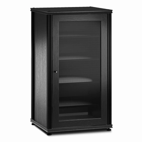 Salamander Designs Synergy 402 AV Cabinet (Black Oak with Black Posts)