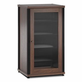 Salamander Designs Synergy 402 AV Cabinet (Dark Walnut with Black Posts) hi-fi portable player,hi-fi desktop amplifier,hi-fi isolation stand
