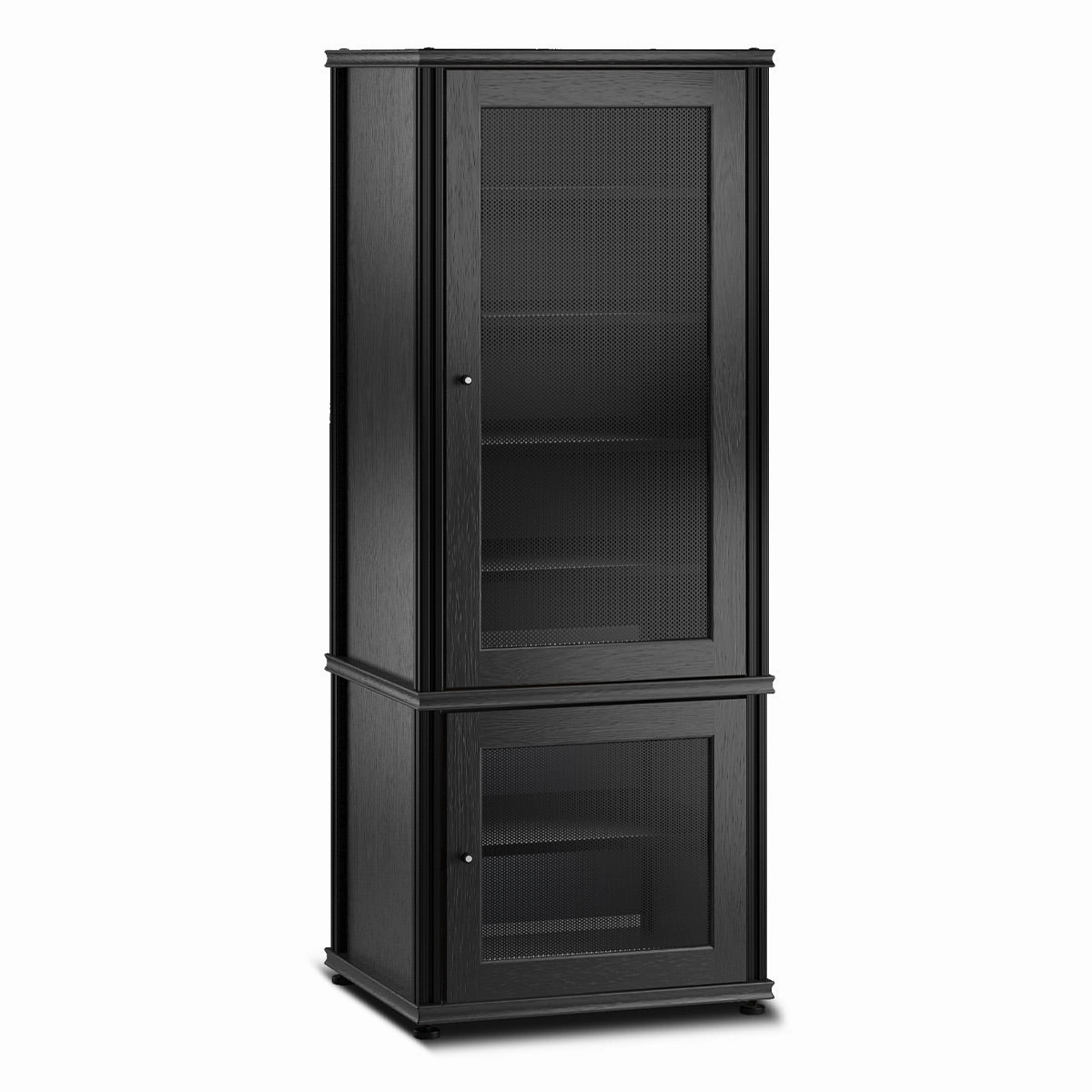Salamander Designs Synergy 603 Single AV Cabinet (Black Oak with Black Posts)