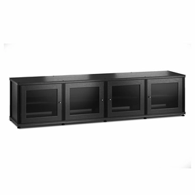Salamander Designs Synergy Model 247 (Black Oak with Black Posts) hi-fi vibration control,hi-fi grounded cable,hi-fi stereo input selector