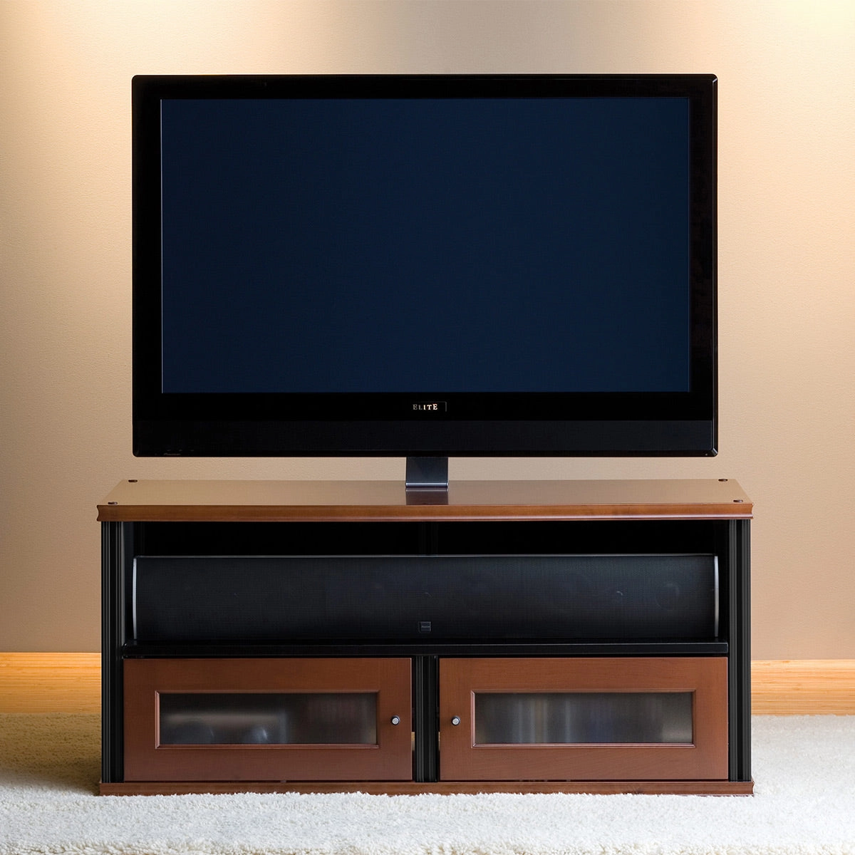 Salamander Designs Synergy PM2 Tilting TV Mount for Twin Salamander Cabinets (Black)