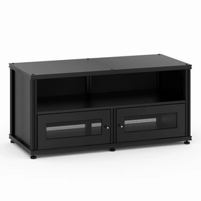 Salamander Designs Synergy Single Box 229 (Black Oak with Black Posts) hi-fi vibration control,hi-fi grounded cable,hi-fi stereo input selector