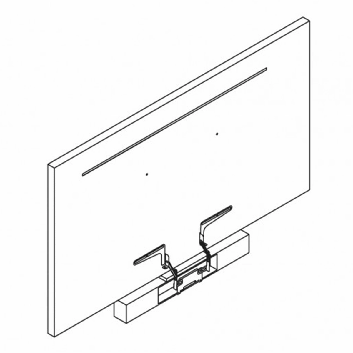 Salamander Designs Universal Soundbar Mount for Acadia Mobile X-Large Fixed Height Wall Stand